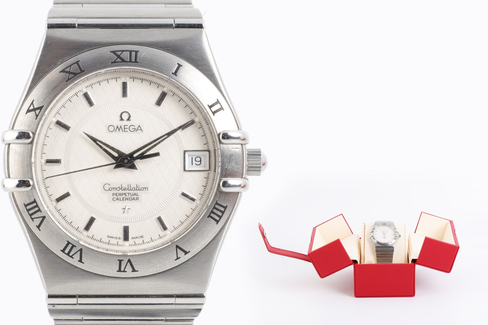 Omega Constellation Perpetual Calendar 396.1202 Stainless Steel 35mm Watch