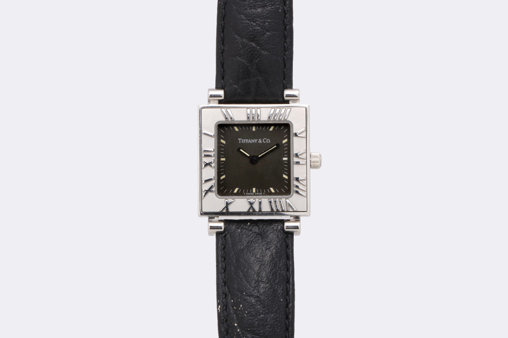 Tiffany & Co. Atlas Square 23mm Stainless Steel Quartz Watch - Chorost ...