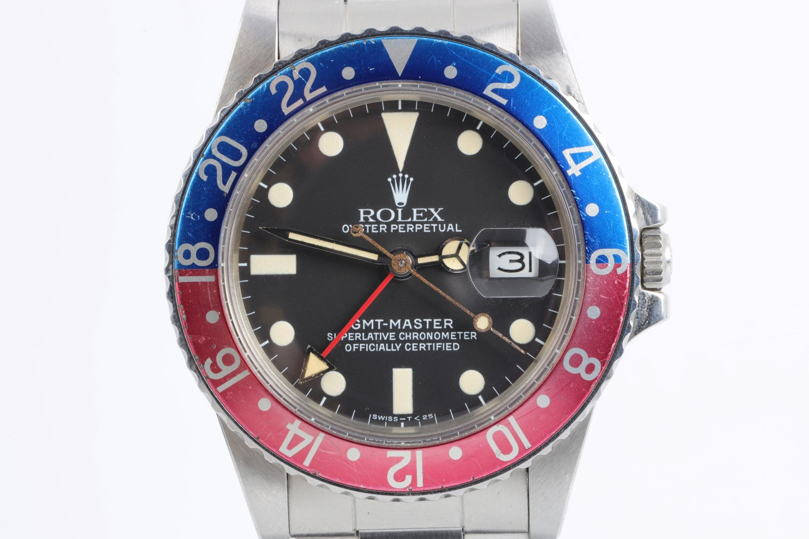Rolex GMT Master 16750 PEPSI Stainless Steel 40mm Men s Watch 1984 Chorost Co