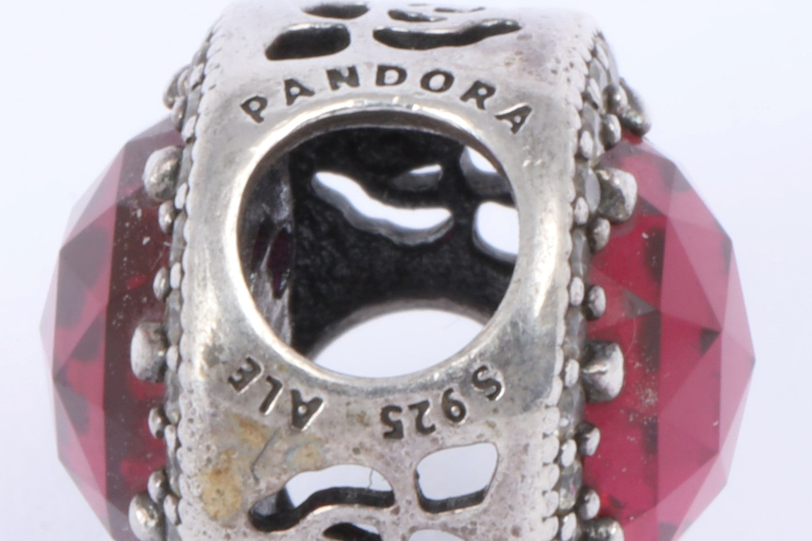 Pandora Disney 925 Silver Belle's Radiant Rose Charm