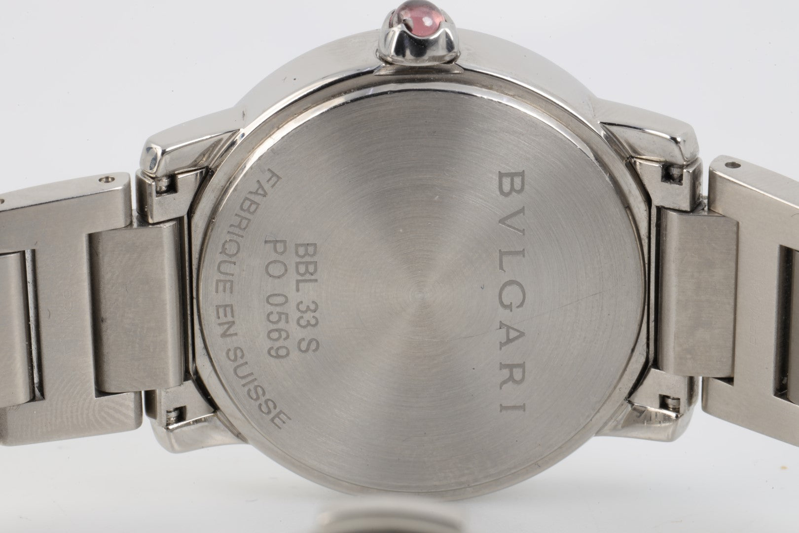 Bvlgari BBL 33S Stainless Steel 33mm Ladies Watch Mop Dial