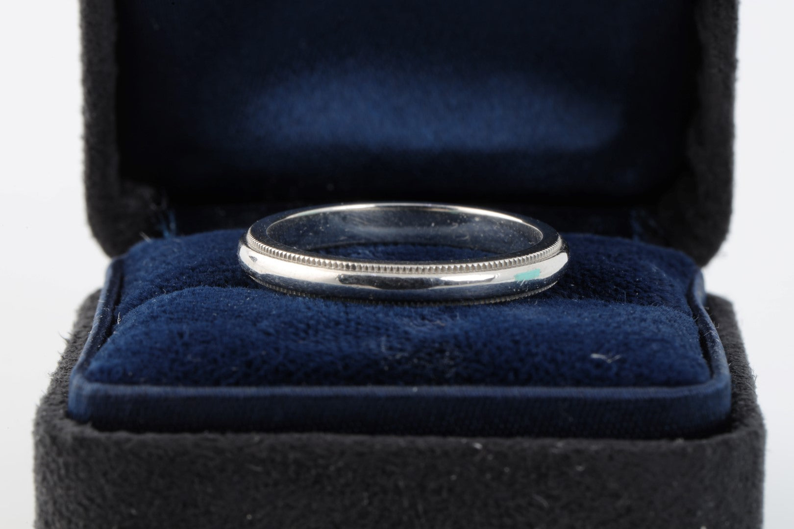 Tiffany & Co. 950 Platinum Tiffany Together Milgrain Band Size 7.5