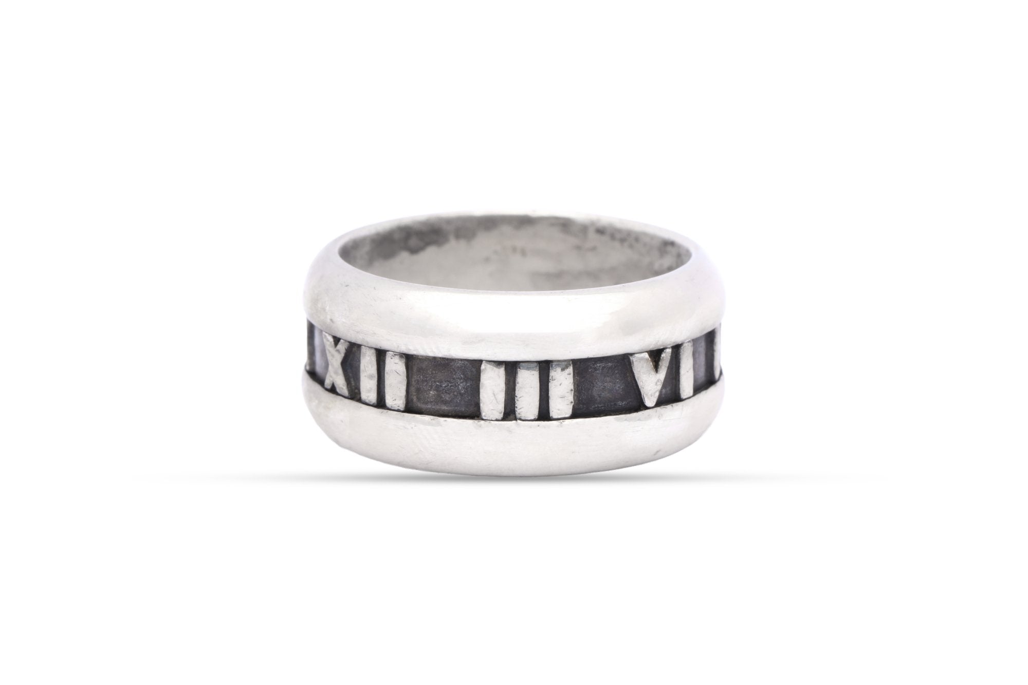Tiffany & Co. 925 Silver Atlas Band Ring Size 7 (9.15g.) - Chorost 