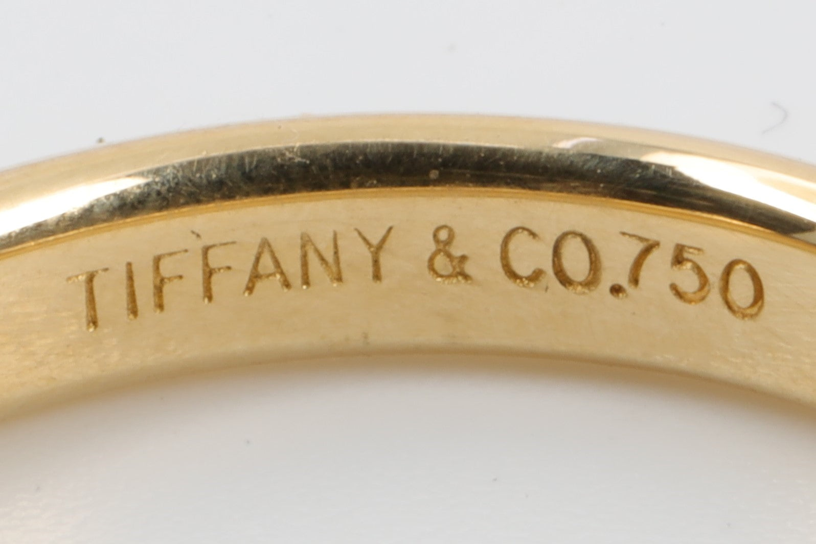 Tiffany groove deals ring