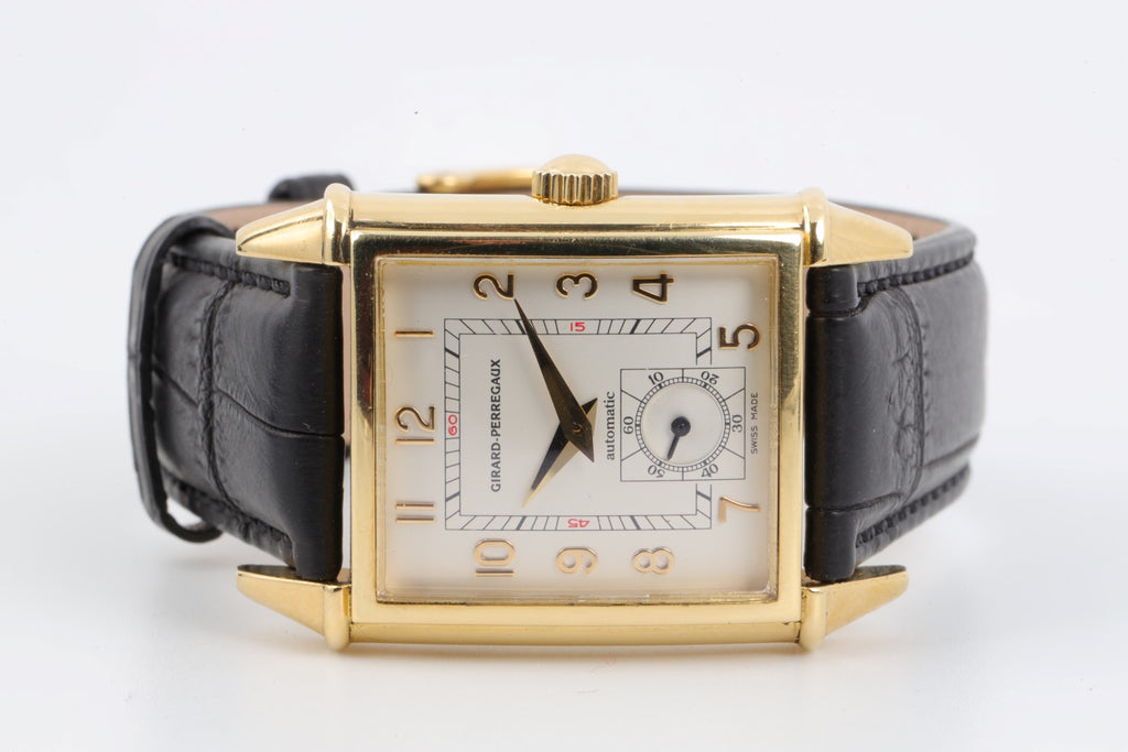 Girard Perregaux Vintage 2594 18K Yellow Gold 28mm Men s Watch
