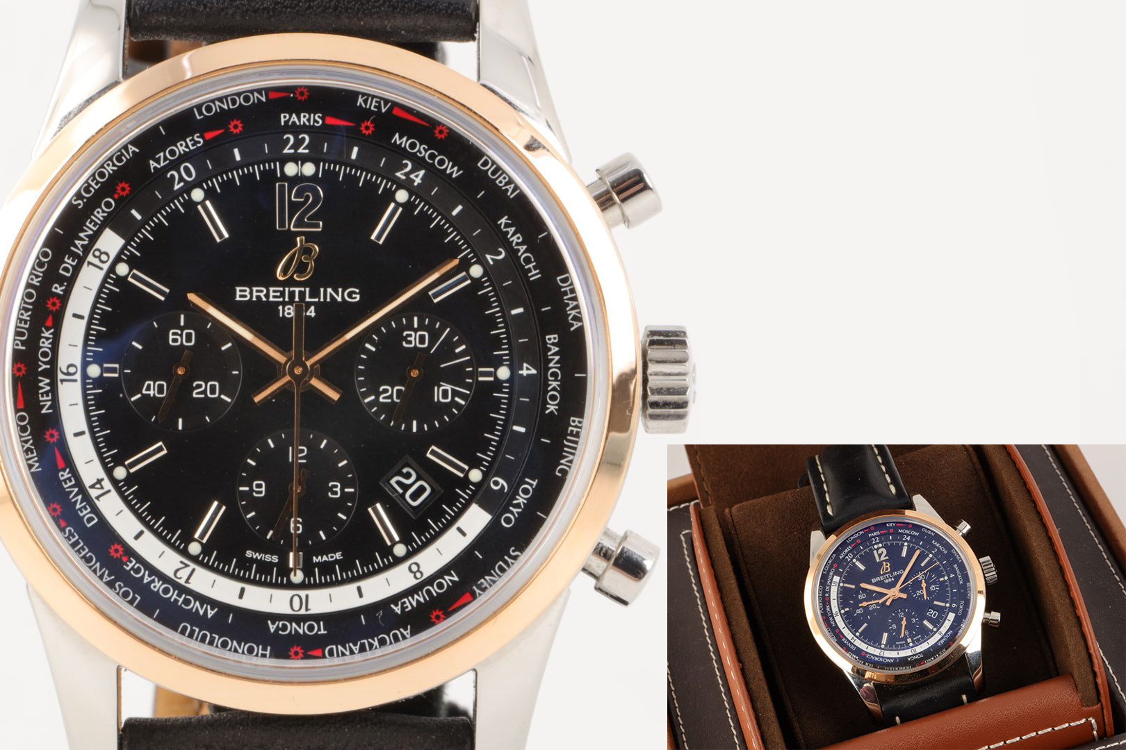 Breitling TransOcean Unitime Pilot UB0510 43mm Box Papers
