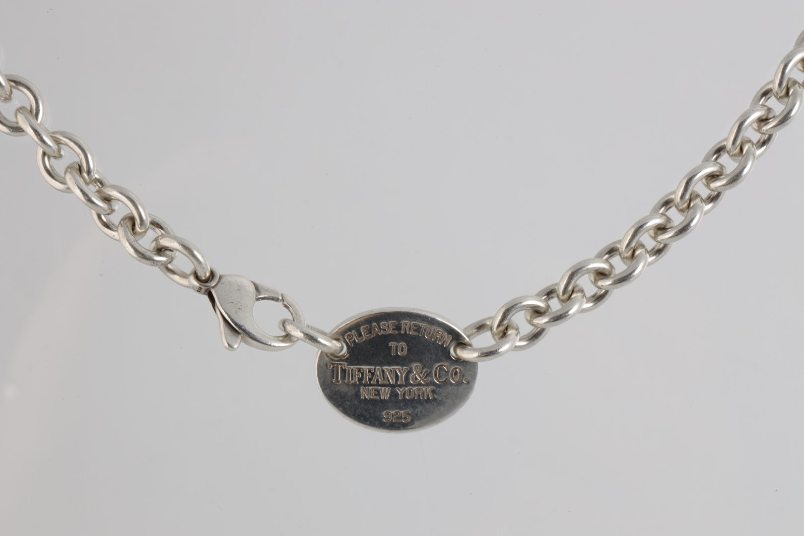 Tiffany and co silver necklace 925 deals
