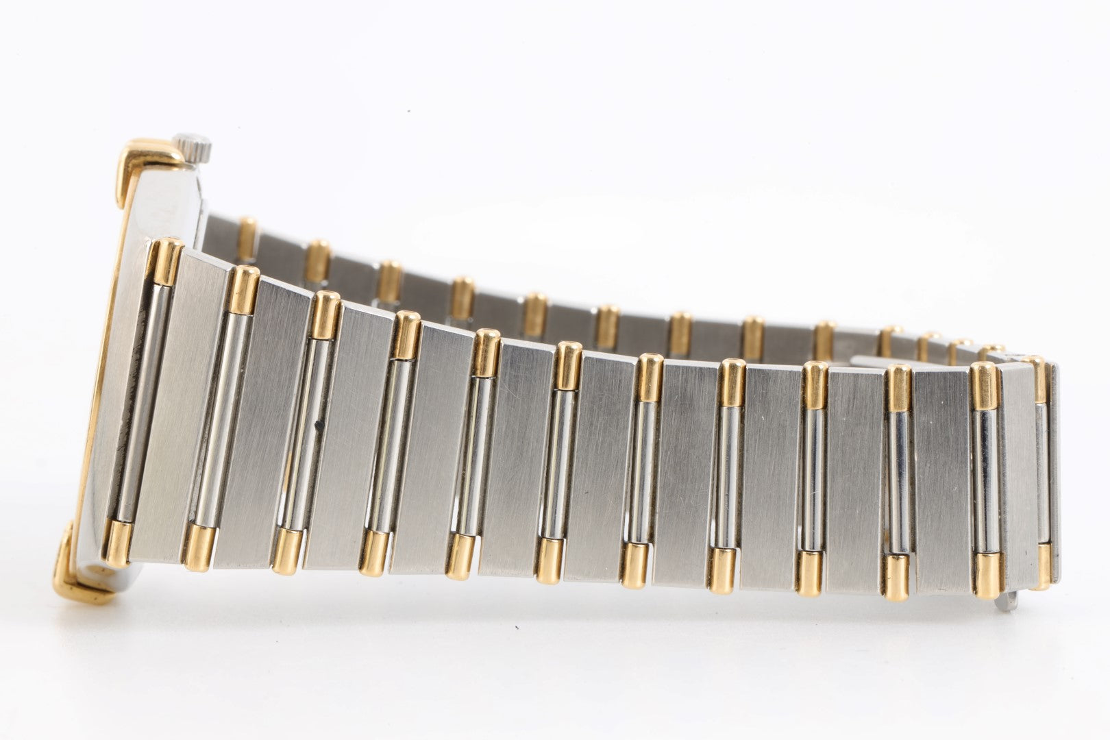 Omega Constellation Day Date Stainless 18K Yellow Gold Watch