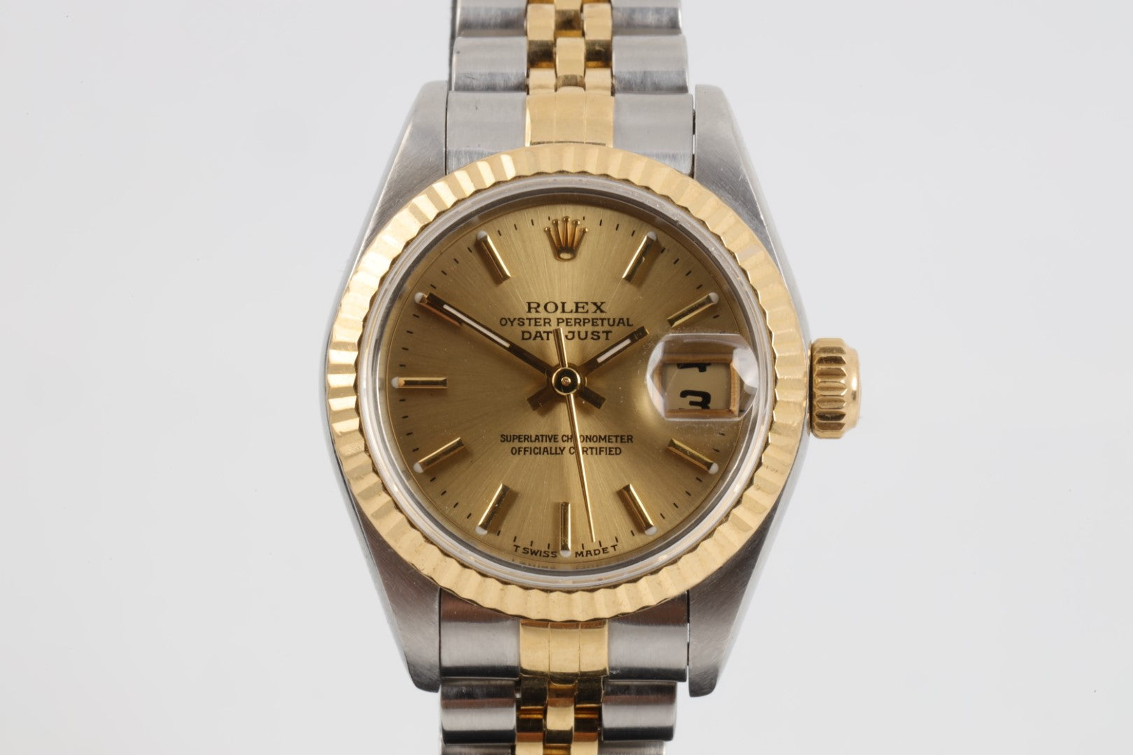 Rolex Datejust 69173 Steel 18K Yellow Gold 26mm Ladies Watch