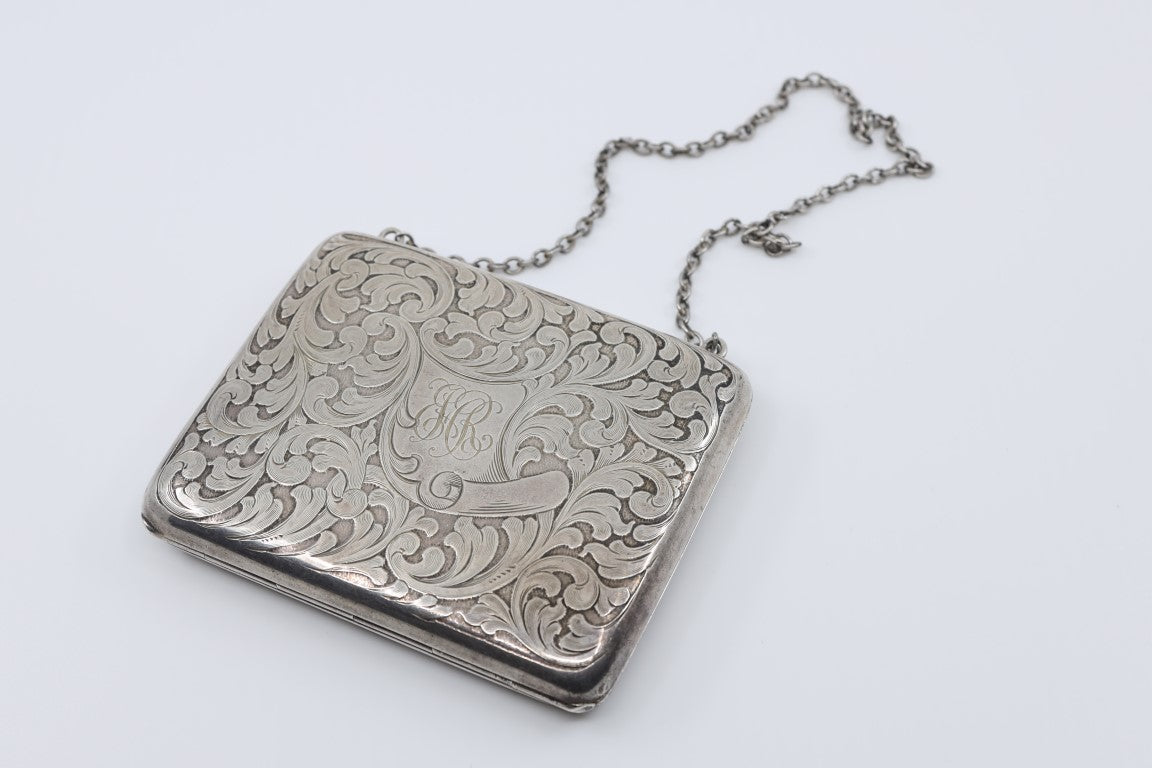 Antique Edwardian William B Kerr Sterling Silver Purse or Lady's Evening  Bag For Sale at 1stDibs | sterling silver handbag, vintage silver purse,  antique silver purse